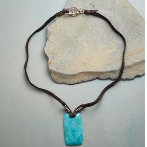Sundance Turquoise Amulet Necklace